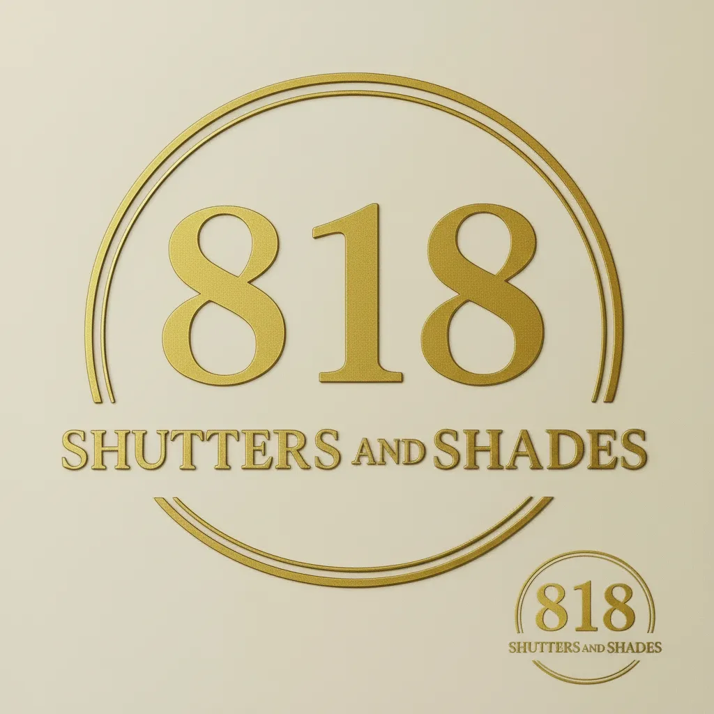 818 Shutters & Shades Logo